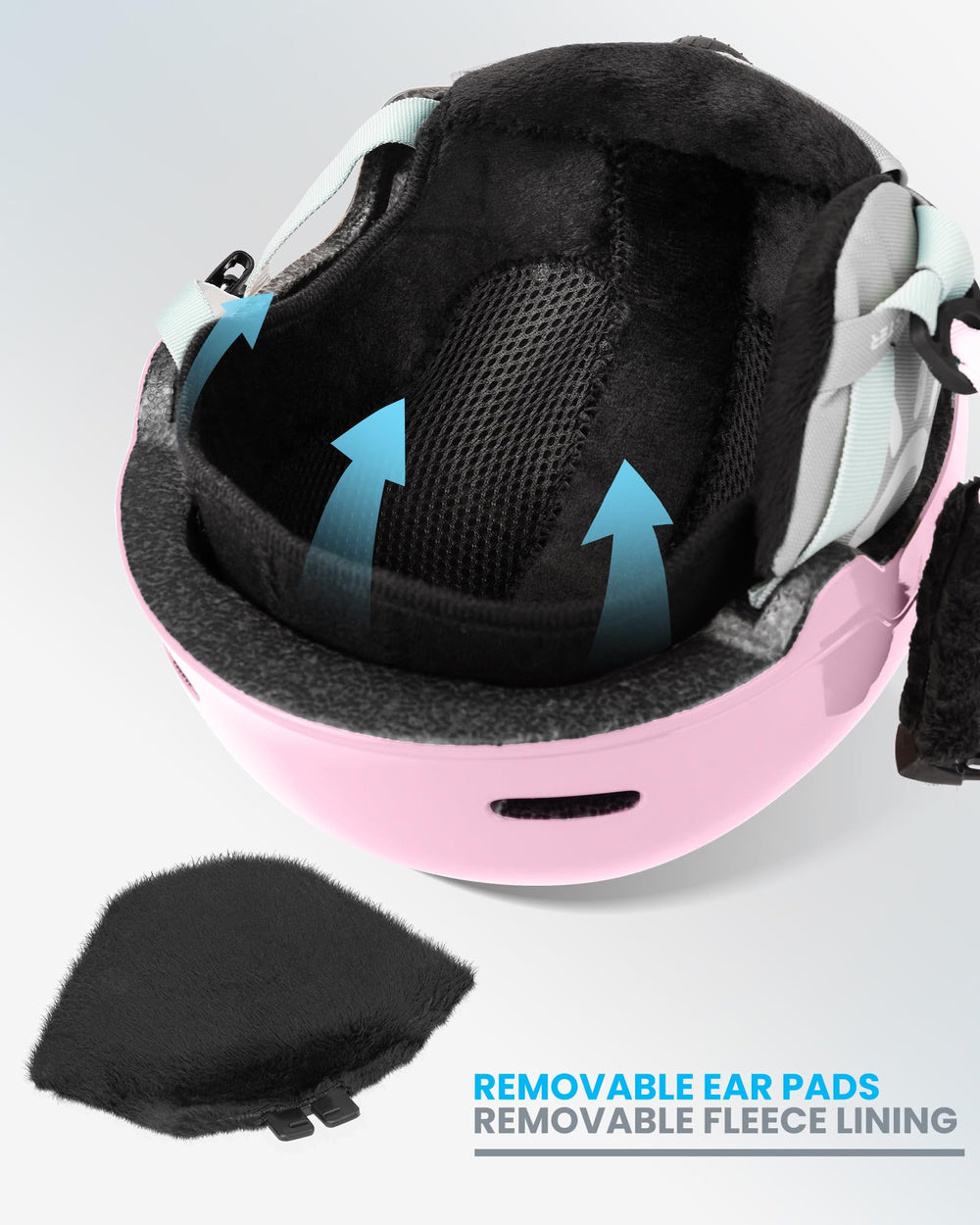 OutdoorMaster goggles lens closeup showing anti‑fog coating and UV protection