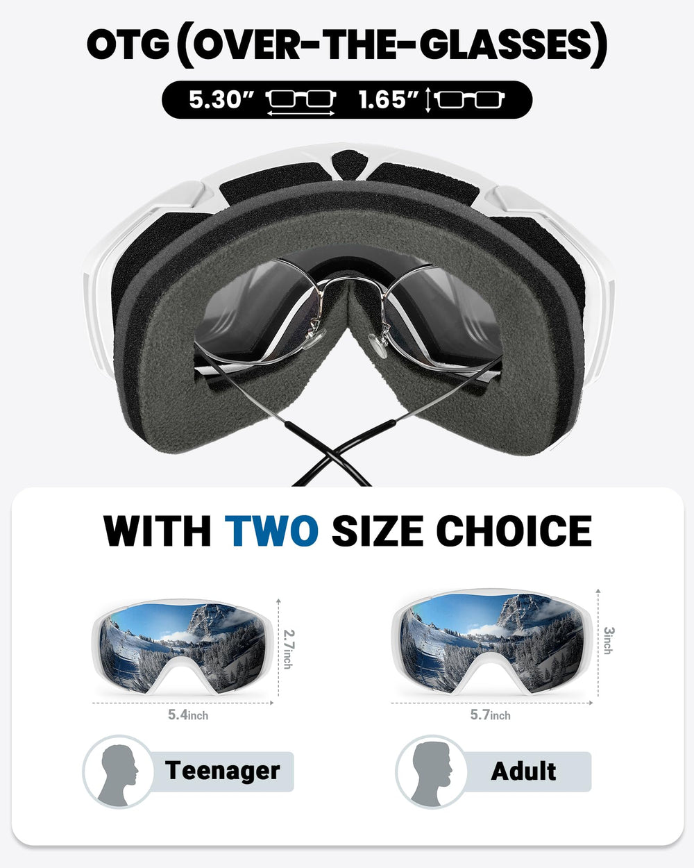 OutdoorMaster close-up lens showing anti-fog coating and UV protection benefit