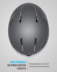 OutdoorMaster goggle lens close-up highlighting anti-fog clarity