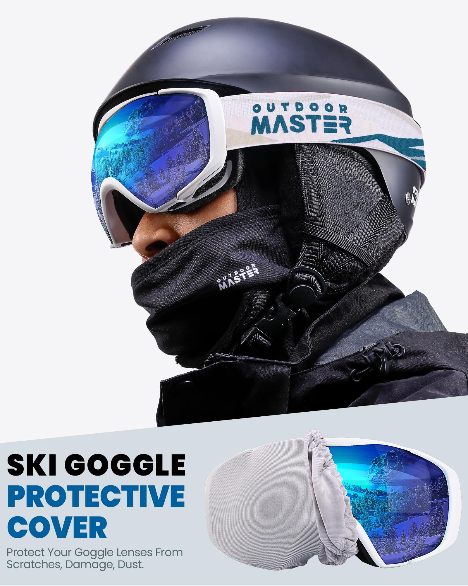OutdoorMaster OTG fit over eyeglasses for comfortable wear with frames
