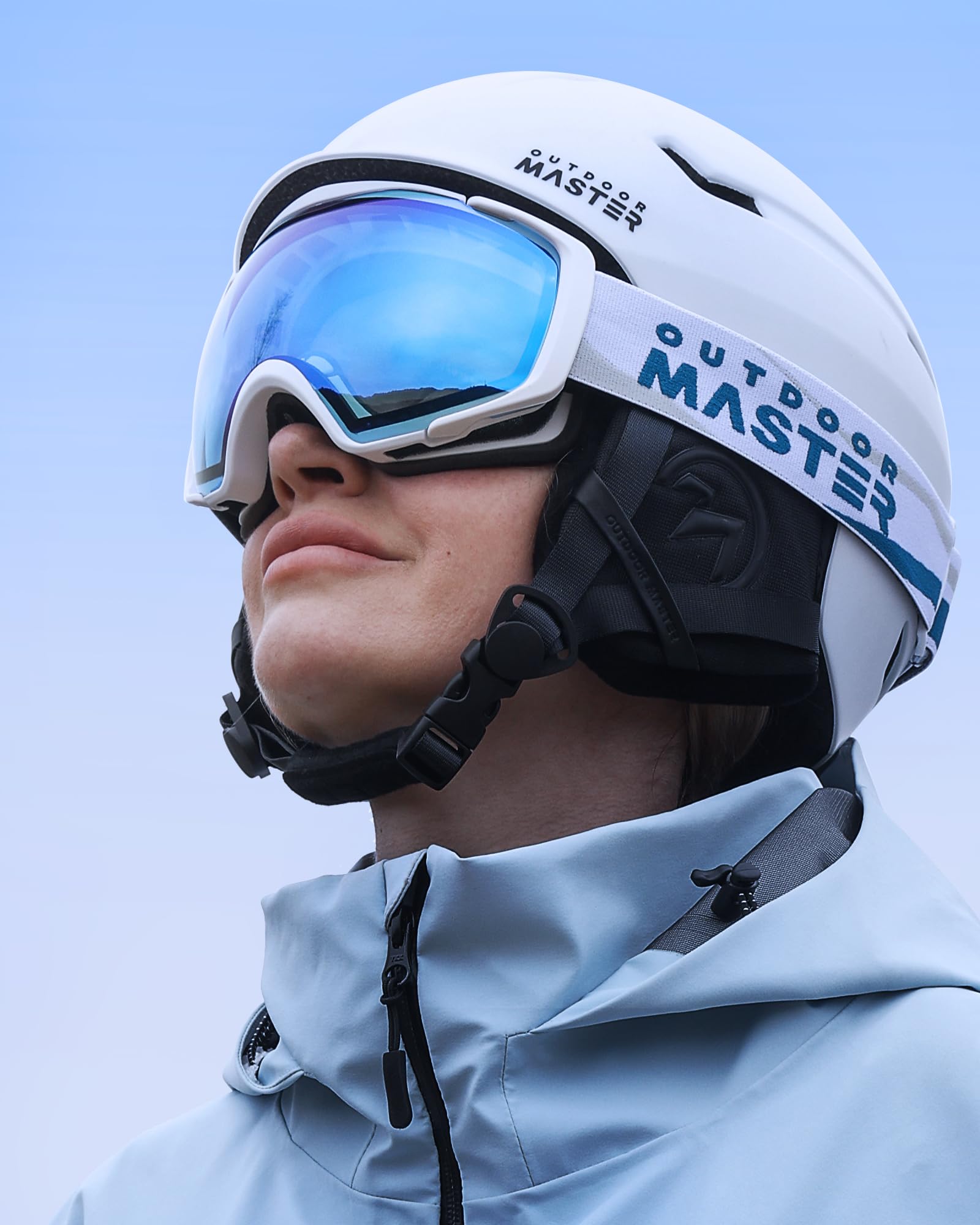OutdoorMaster goggles stored in protective sleeve preventing scratches