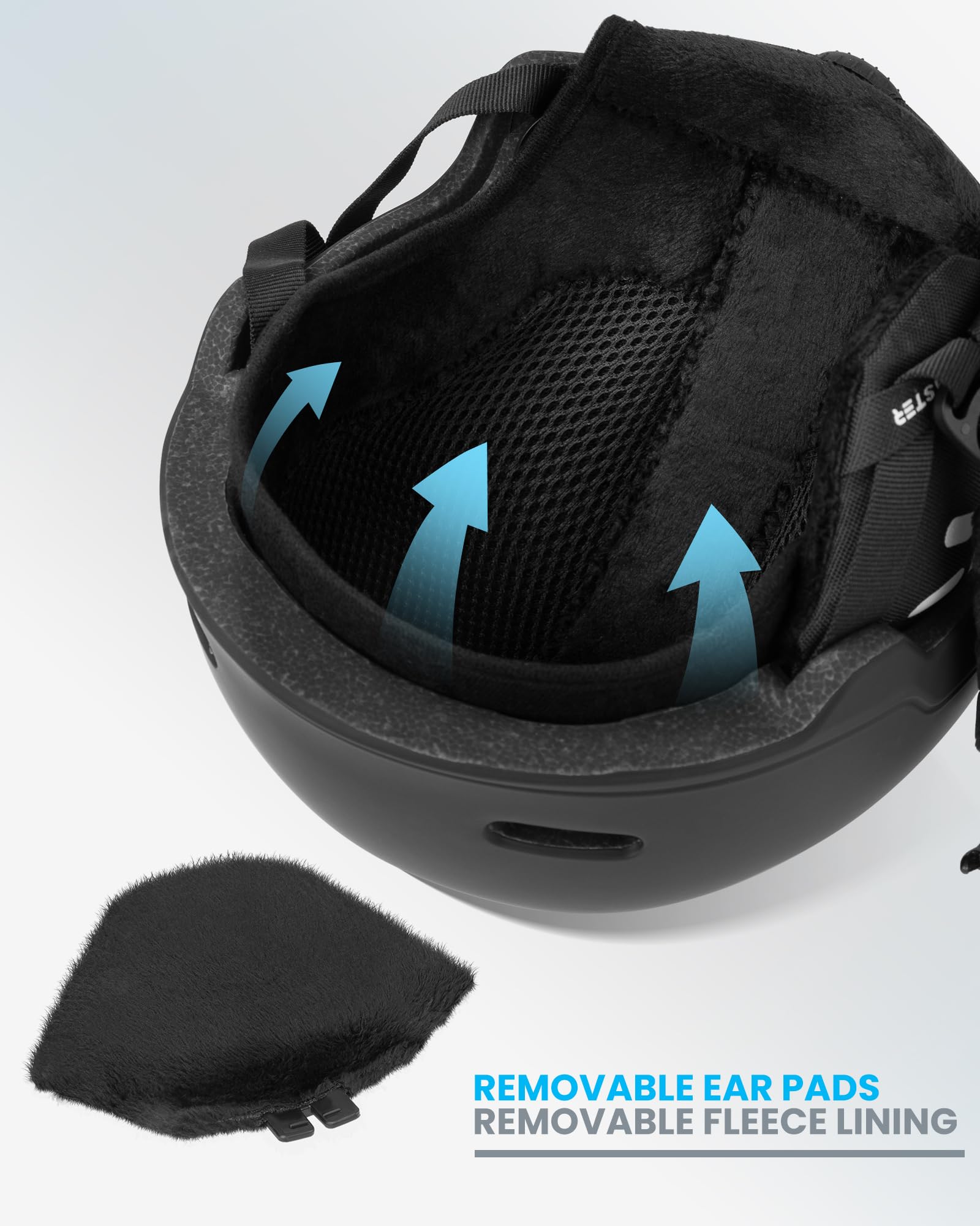 OutdoorMaster helmet rear dial detail for quick adjustable fit benefit