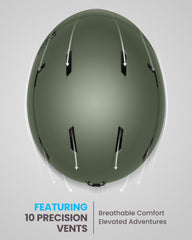 OutdoorMaster helmet internal liner displaying removable padding benefit