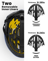 OutdoorMaster helmet interior showing MIPS liner for improved rotational force management