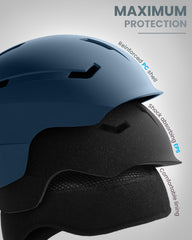 OutdoorMaster helmet ventilation detail highlighting eight vents for improved airflow and comfort