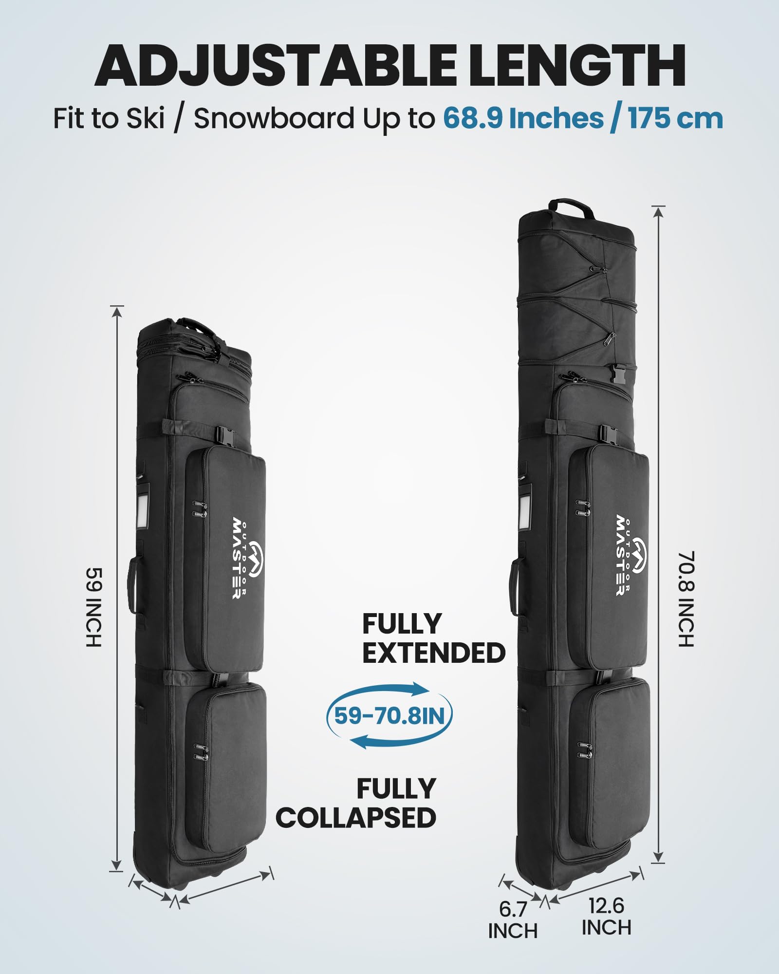 OutdoorMaster interior lined padded chamber protecting boards