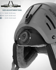 OutdoorMaster inner lining and ear pads removable for washing and warmth