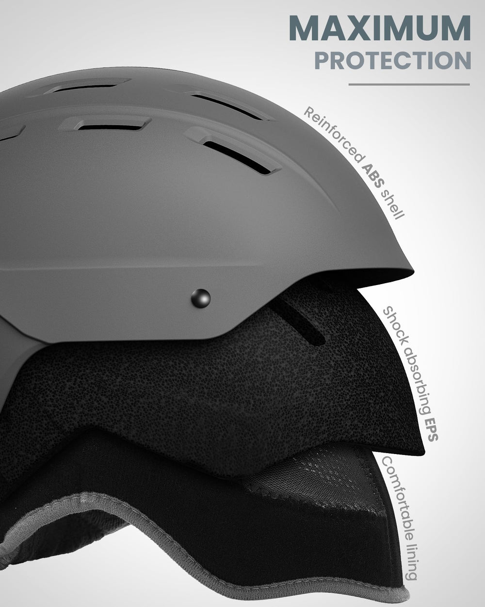 OutdoorMaster top vents close-up showing 14 ventilation holes for airflow