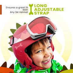 OutdoorMaster close-up of lens showing anti-fog coating and clear vision benefit