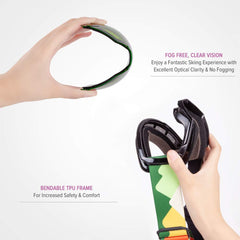 OutdoorMaster close-up of soft TPU frame highlighting safe flexible construction and comfort