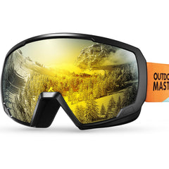 OutdoorMaster front view showing colorful frame and clear lens for visibility