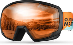 OutdoorMaster front view of kids goggles showing fit and coverage for protection