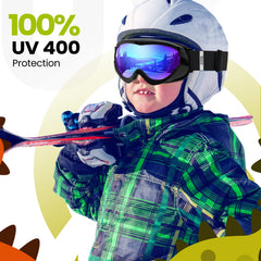 OutdoorMaster side view showing OTG cutouts accommodating prescription glasses for comfort