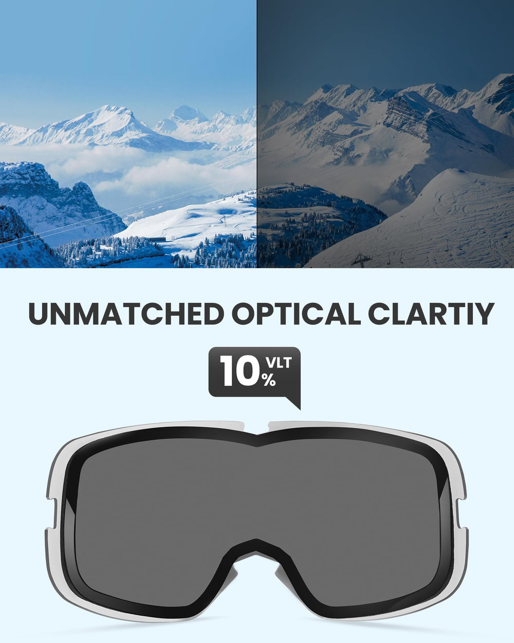 OutdoorMaster Owl frame close-up highlighting flexible TPU and cushioned foam comfort