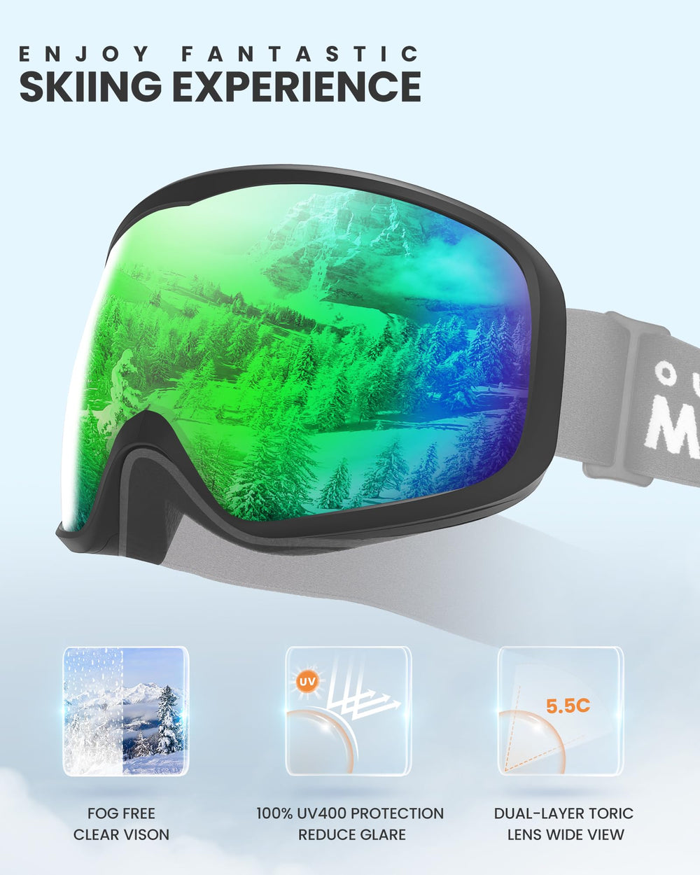 OutdoorMaster Owl frame side detail showing flexible TPU and ventilation