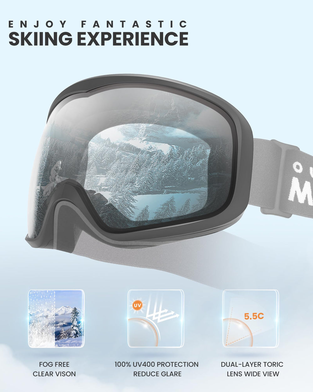 OutdoorMaster Owl frame side profile showing flexible TPU and foam comfort