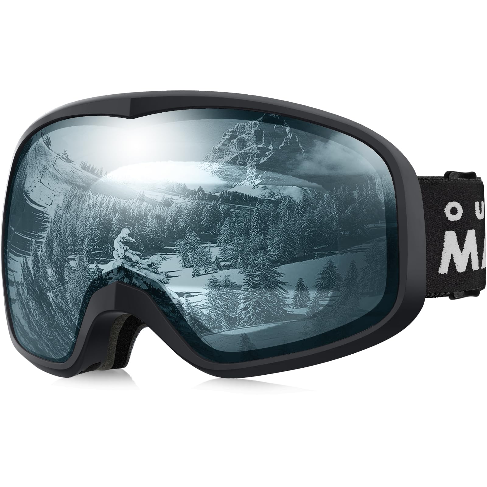 OutdoorMaster Owl front view showing goggle shape and full-coverage protection