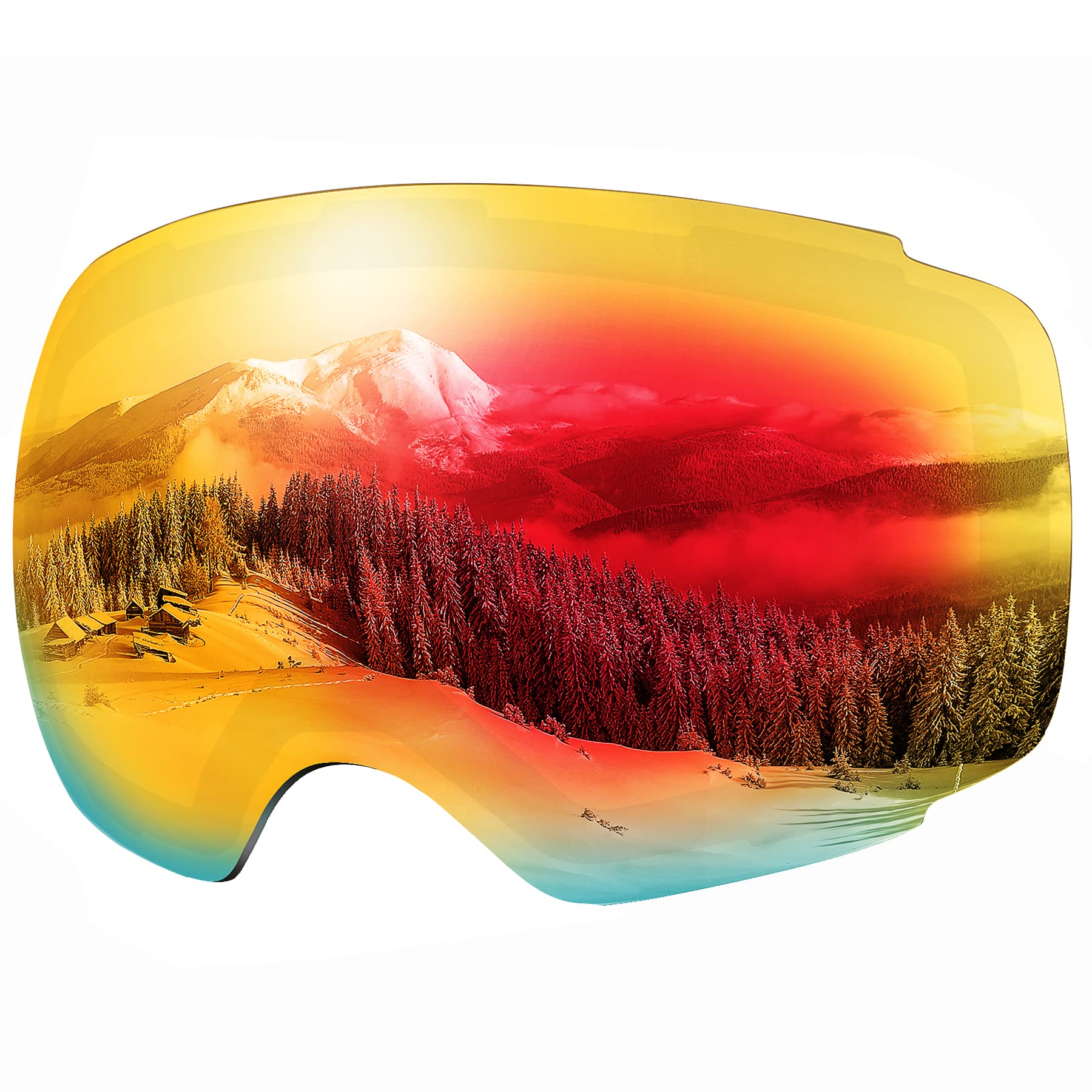 OutdoorMaster pro front view showing lens fit and clear field of vision