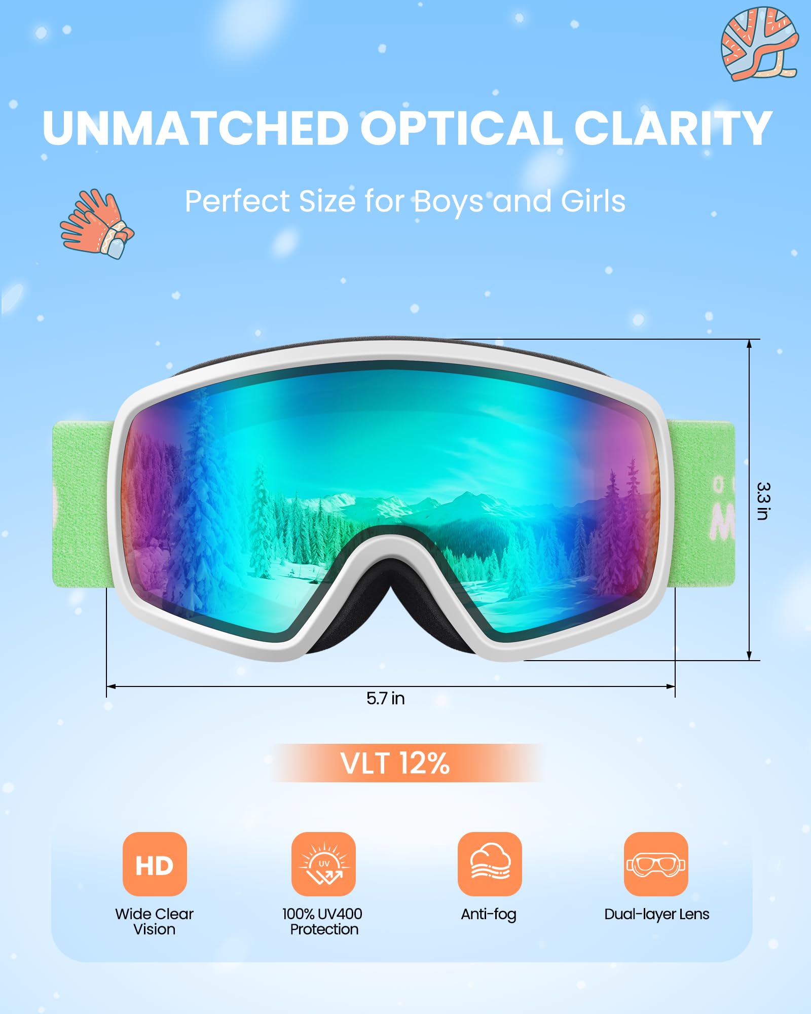 OutdoorMaster side view OTG eye slot showing glasses compatibility benefit