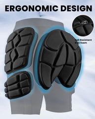 OutdoorMaster side profile showing pad contours and mobility benefit