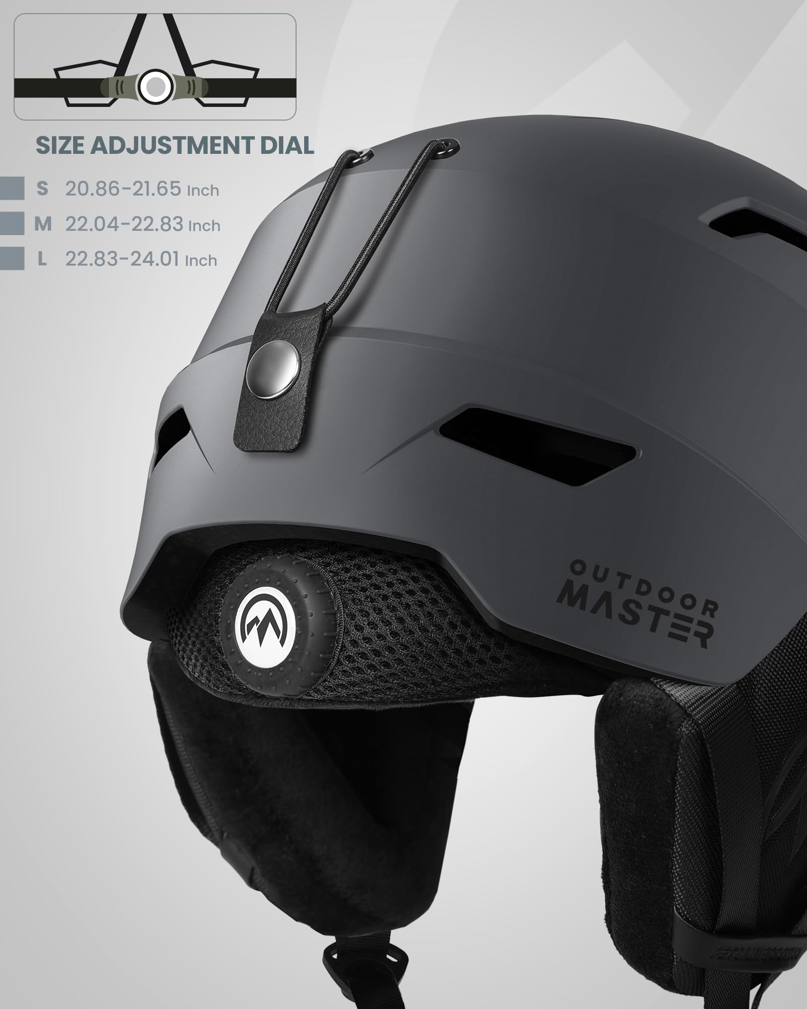 OutdoorMaster side profile worn by rider demonstrating secure fit