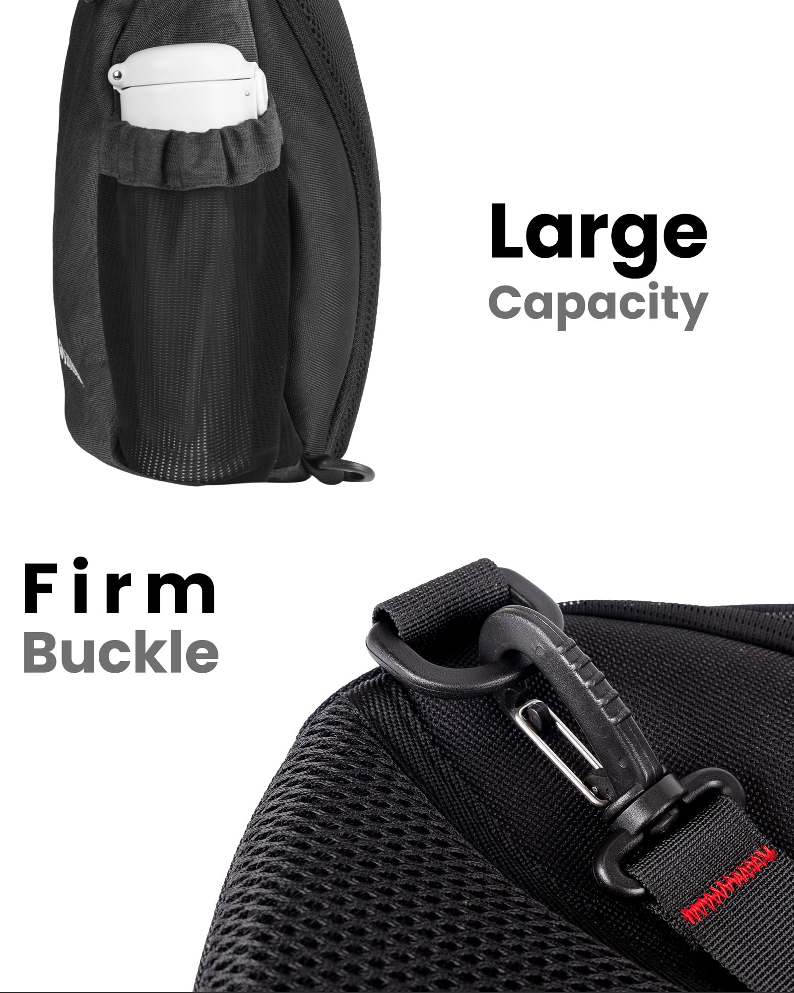 OutdoorMaster external water bottle holder for easy hydration access