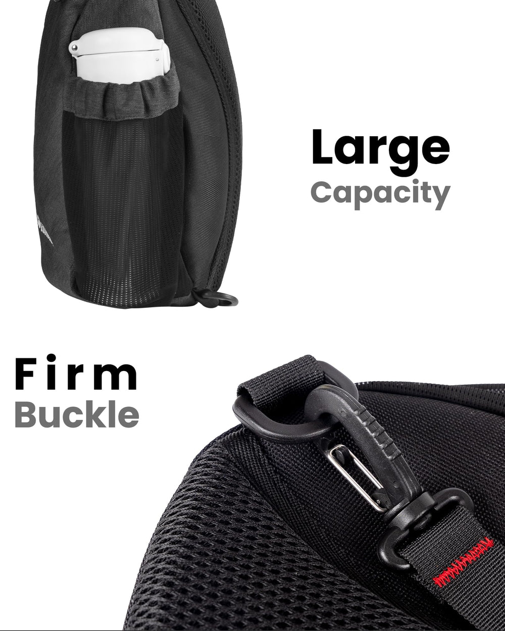 OutdoorMaster external water bottle holder for easy hydration access