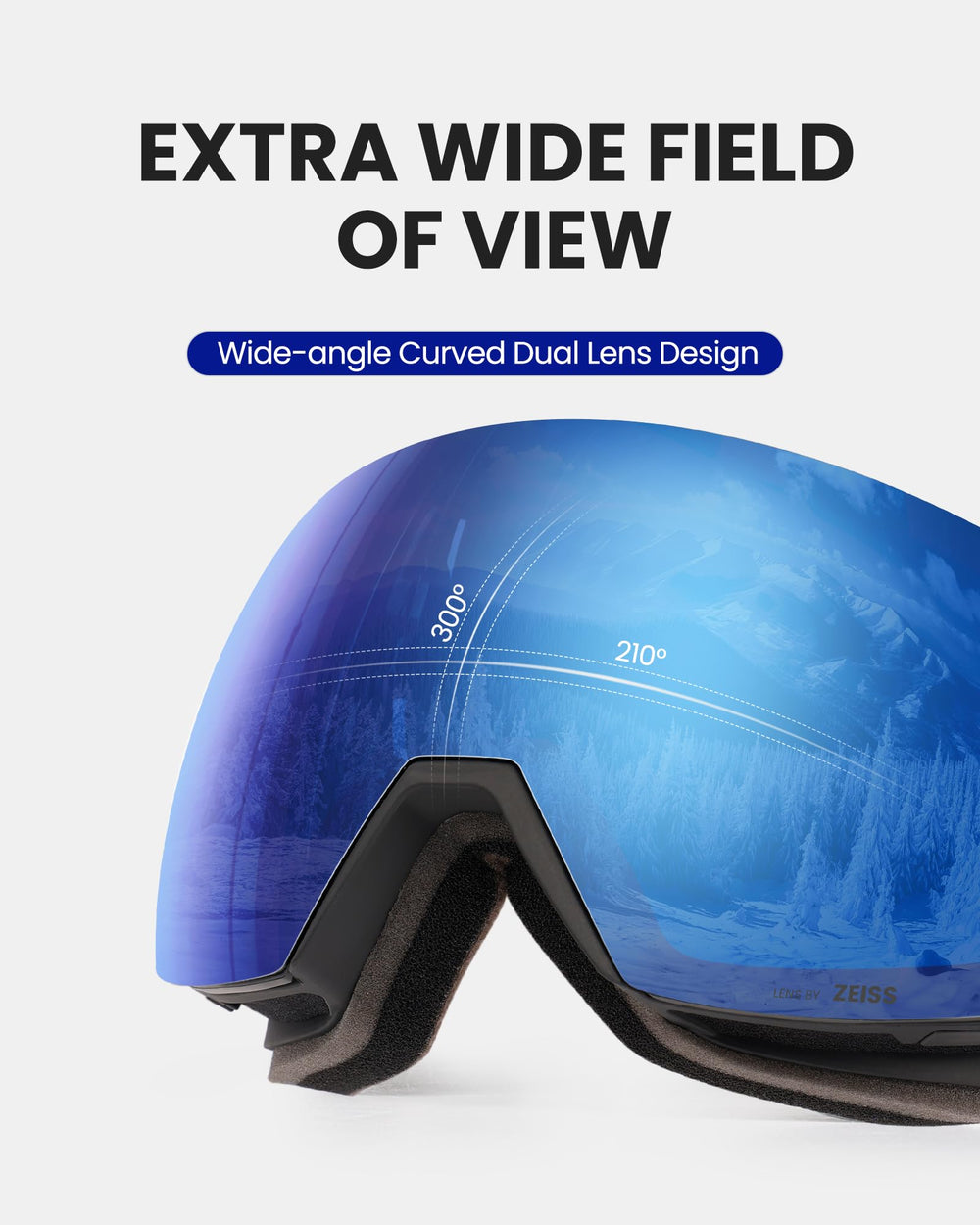 OutdoorMaster goggles with included clear replacement lens for low-light flexibility
