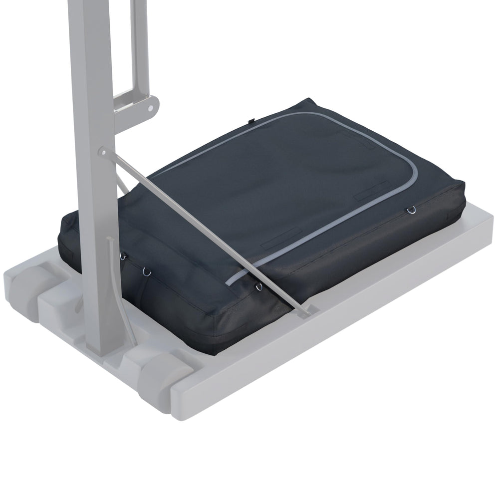 OUTDOORWEI front view sandbag showing full coverage and stability benefit