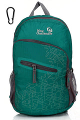 Outlander front view showing pack shape and organization benefit