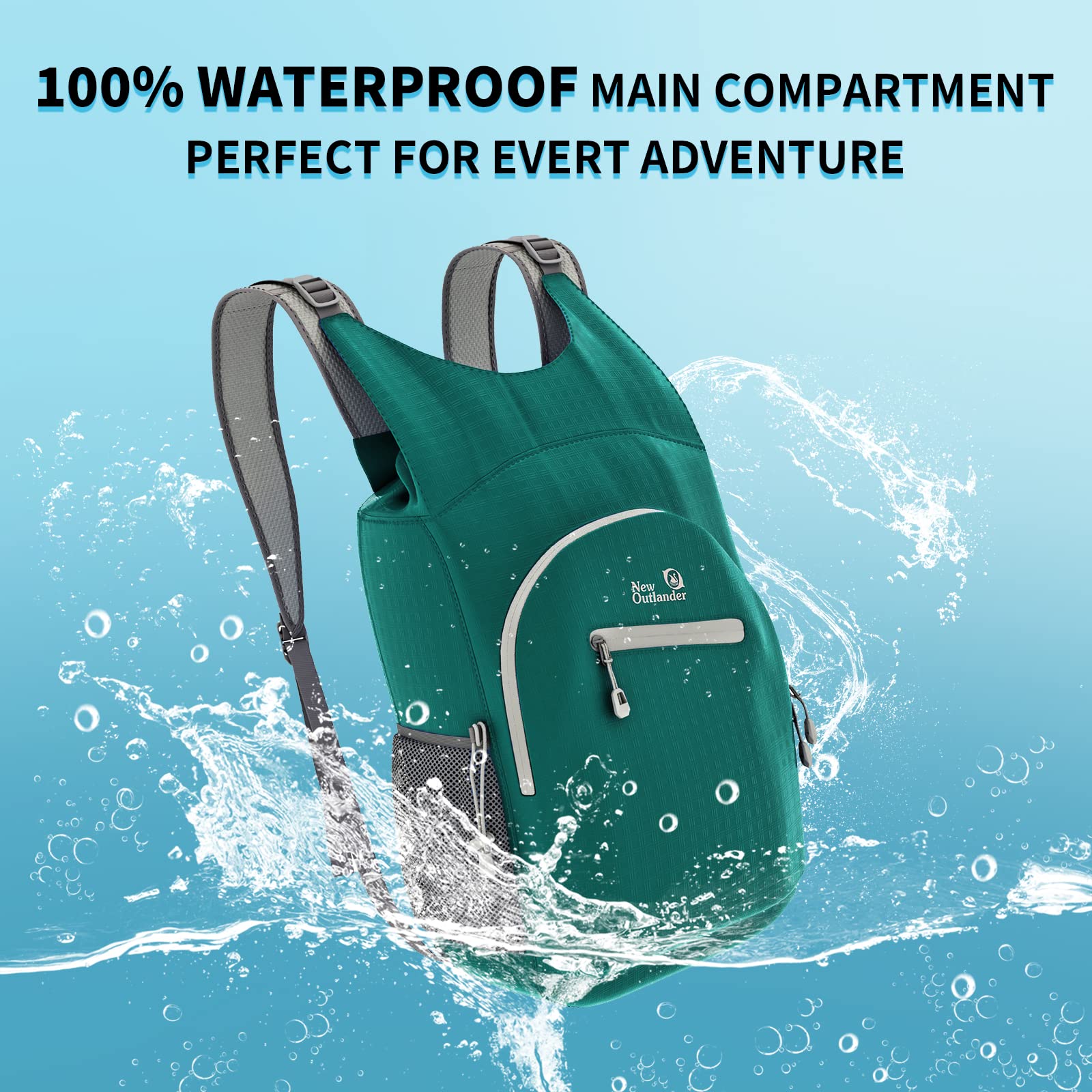 Outlander roll-top seal closeup displaying waterproof closure and protection for gear