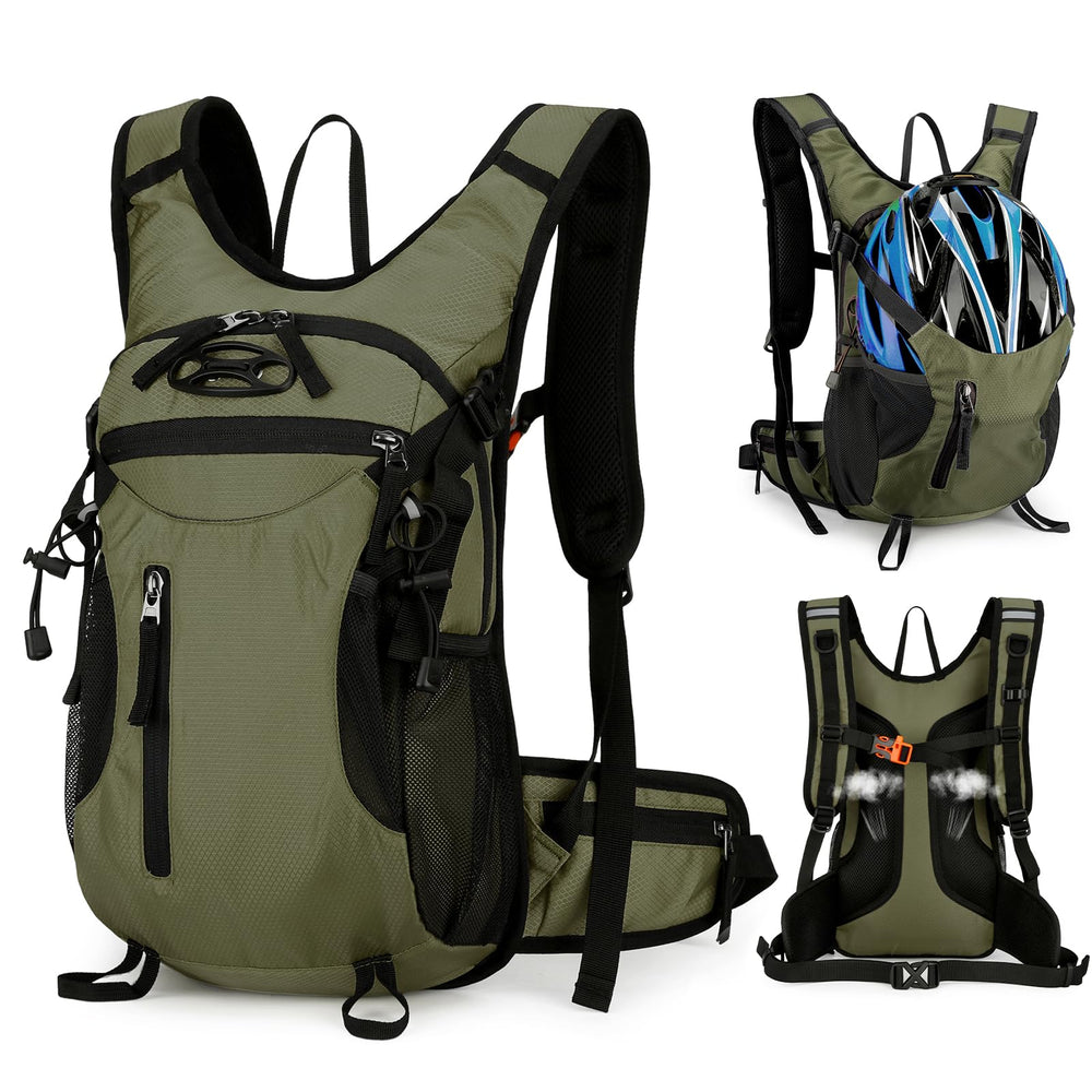 Outplea front view showing pockets and weather-resistant fabric for organized protection