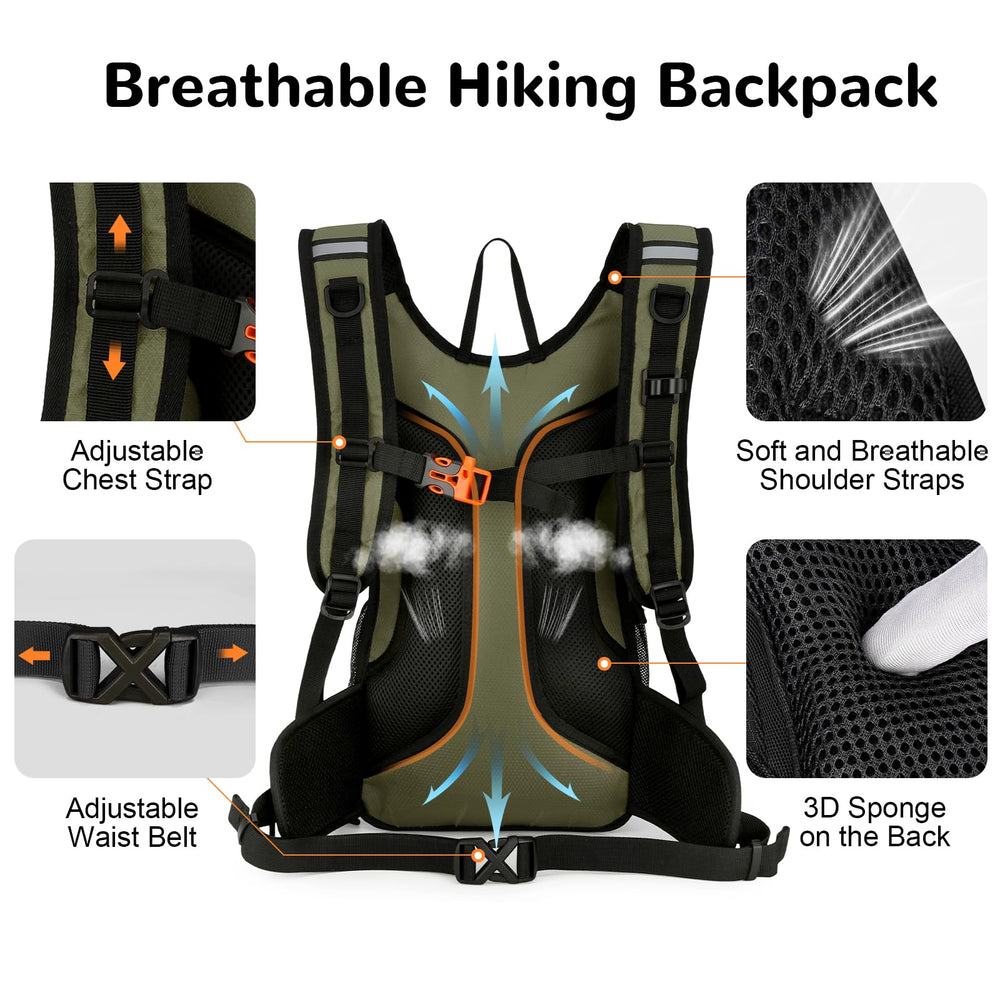 Outplea side pocket with bottle showing easy access and hydration convenience