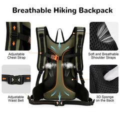 Outplea side pocket with bottle showing easy access and hydration convenience