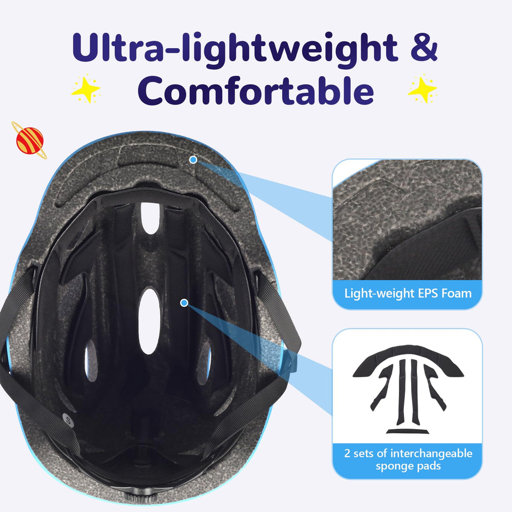 OUWOR Nebulae inner EPS foam and extra pads showing comfort and washable benefit