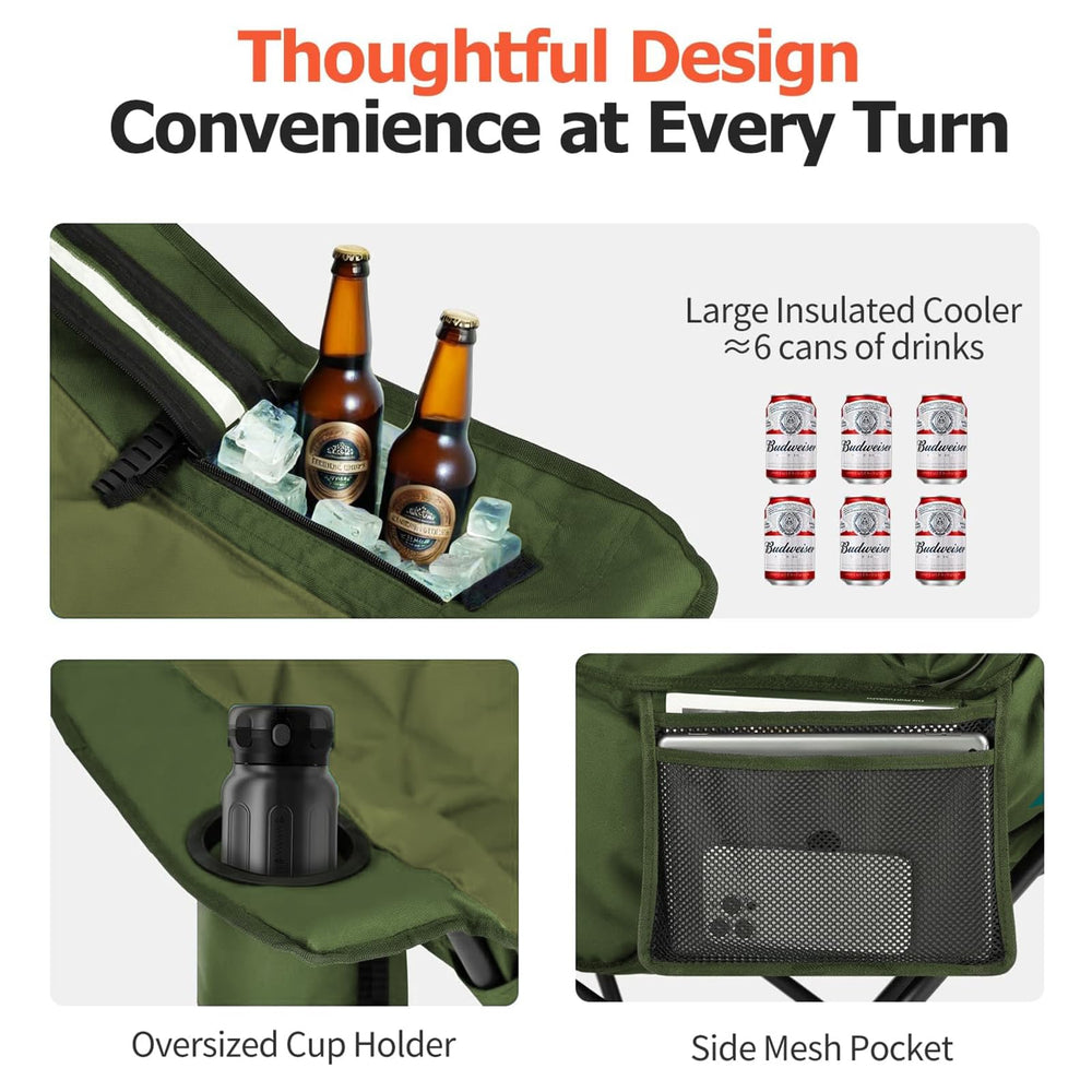 Overmont oversized cup holder holding a large drink for convenience