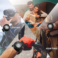 OVOVFANY wrist shot in water demonstrating hands-free navigation benefit convenience