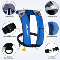 Owntop back strap adjustment demonstrating fit range and comfort