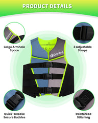 Owntop side view highlighting large armhole and reinforced stitching for free movement