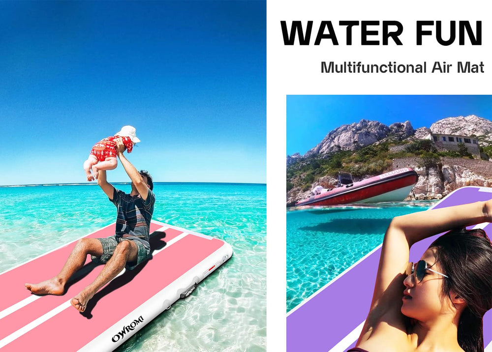 OWROMI electric pump inflating mat fast for quick setup benefit