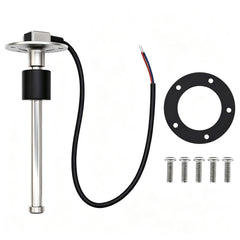 OXCANO front view of 7-inch fuel sending unit showing mounting flange and sender body for reliable installation