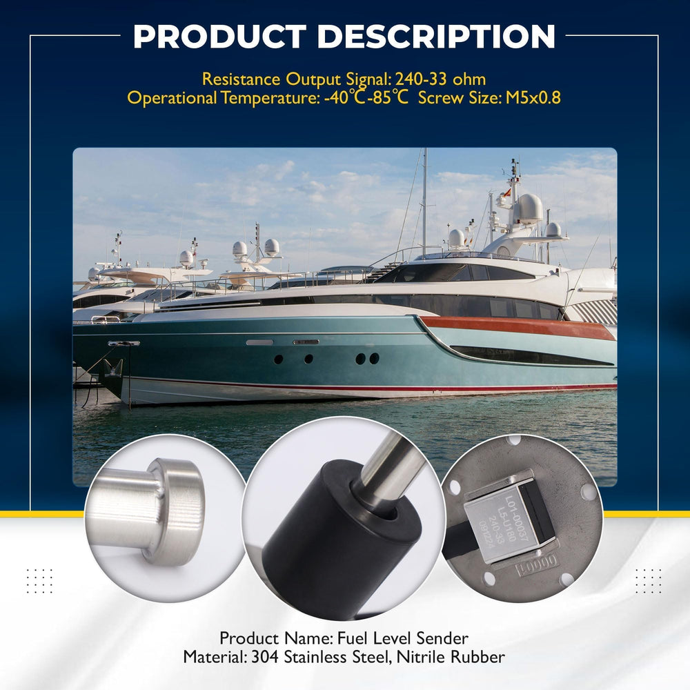 OXCANO installed in a boat tank opening showing quick 15-minute installation benefit for marine use