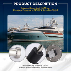 OXCANO installed in a boat tank opening showing quick 15-minute installation benefit for marine use