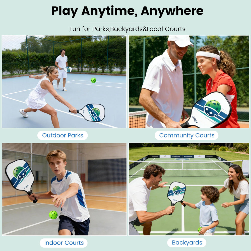 OYAFY indoor and outdoor balls side-by-side showing versatile play options