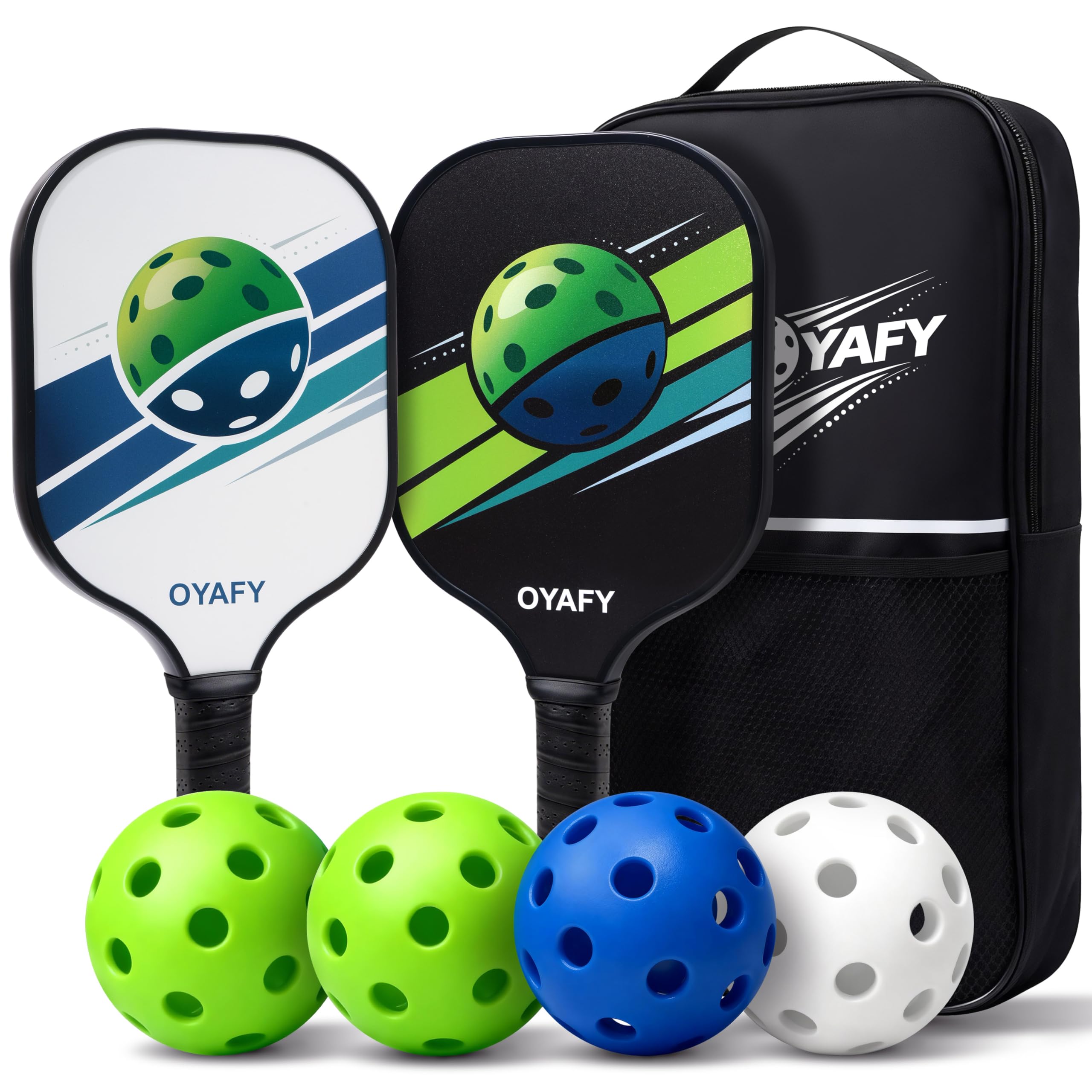 OYAFY paddles front packaging showing complete starter kit and convenience