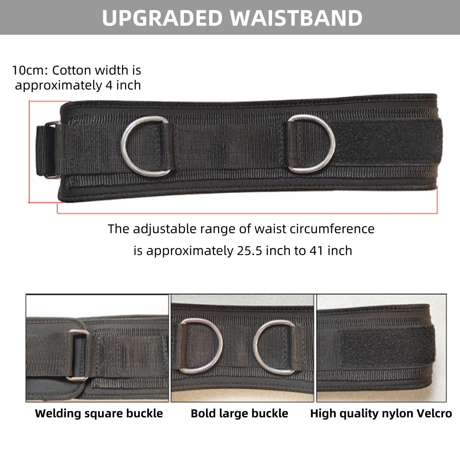 OYINDIZ adjustable waist belt detail showing secure fit and comfort