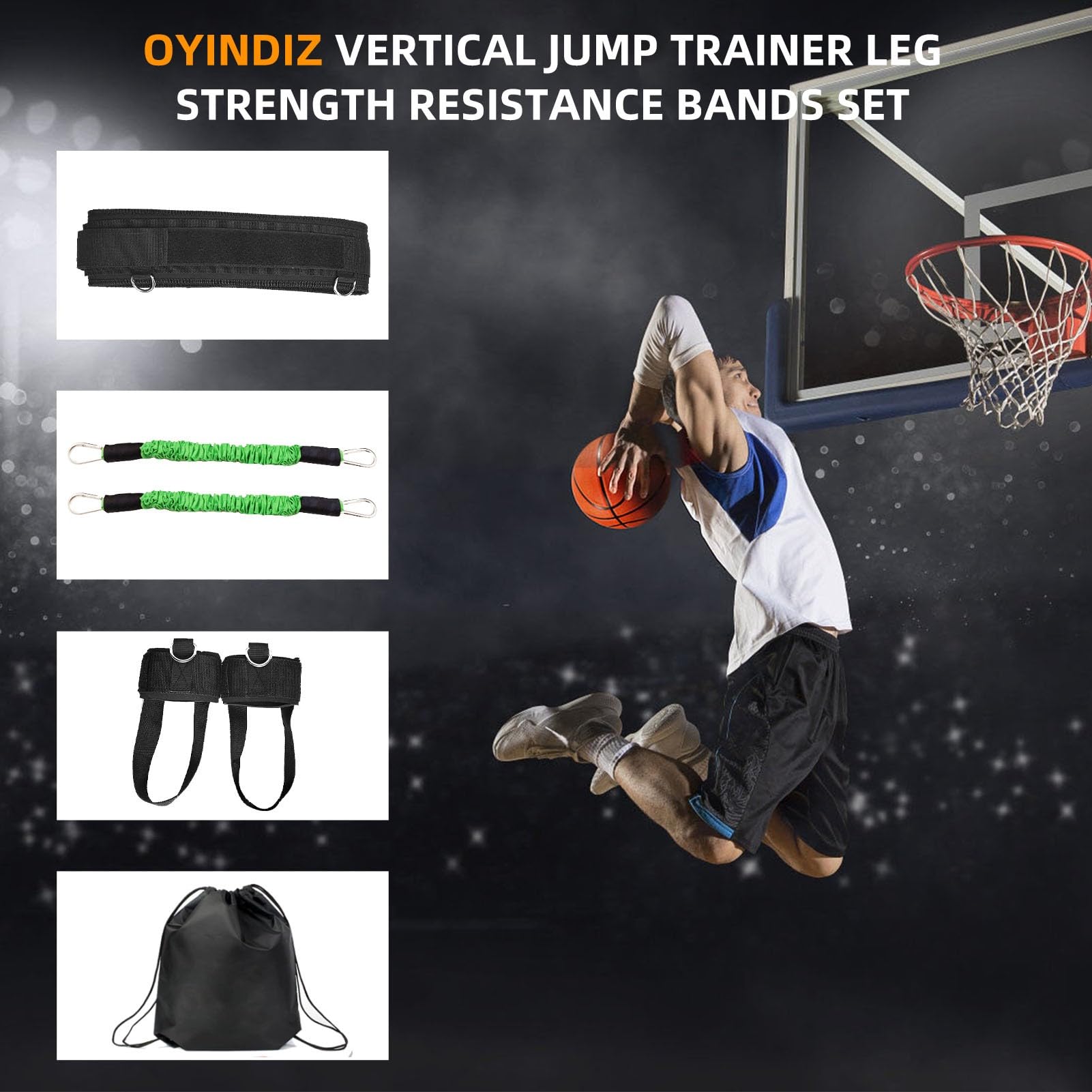 OYINDIZ compact carry bag with bands and straps organized for travel convenience