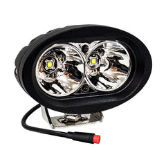 OZ-USA front view headlight showing lens and focused beam benefit visibility