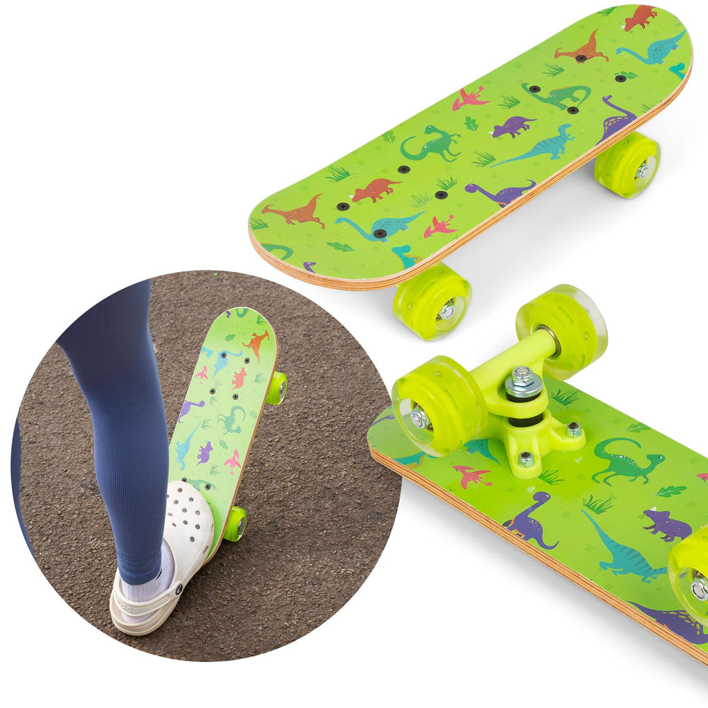 Ozbozz rear deck dinosaur artwork visible and durable for kids