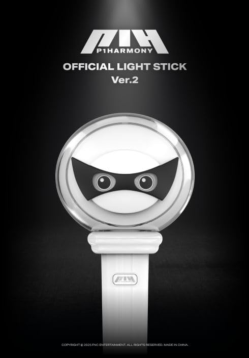 P1Harmony light stick handle close-up showing grip texture and secure strap